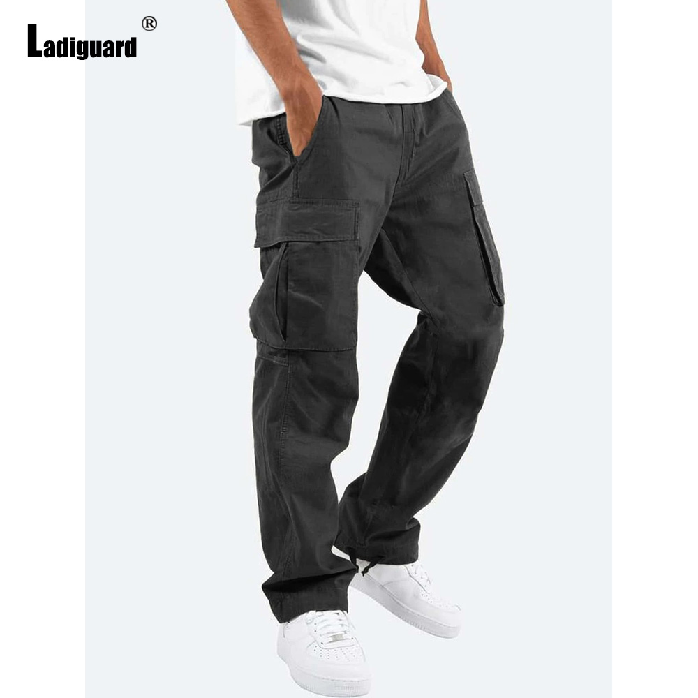 남성용 멀티 포켓 바지, 카고 팬츠, 단색, 보라색,  - Mens Fashion Cargo Pants 리뷰 및 가격