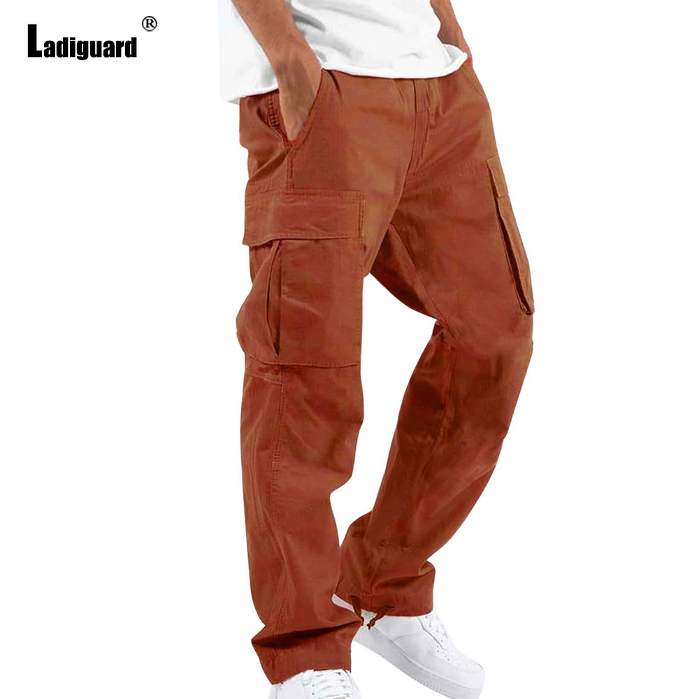 남성용 멀티 포켓 바지, 카고 팬츠, 단색, 보라색,  - Mens Fashion Cargo Pants 리뷰 및 가격