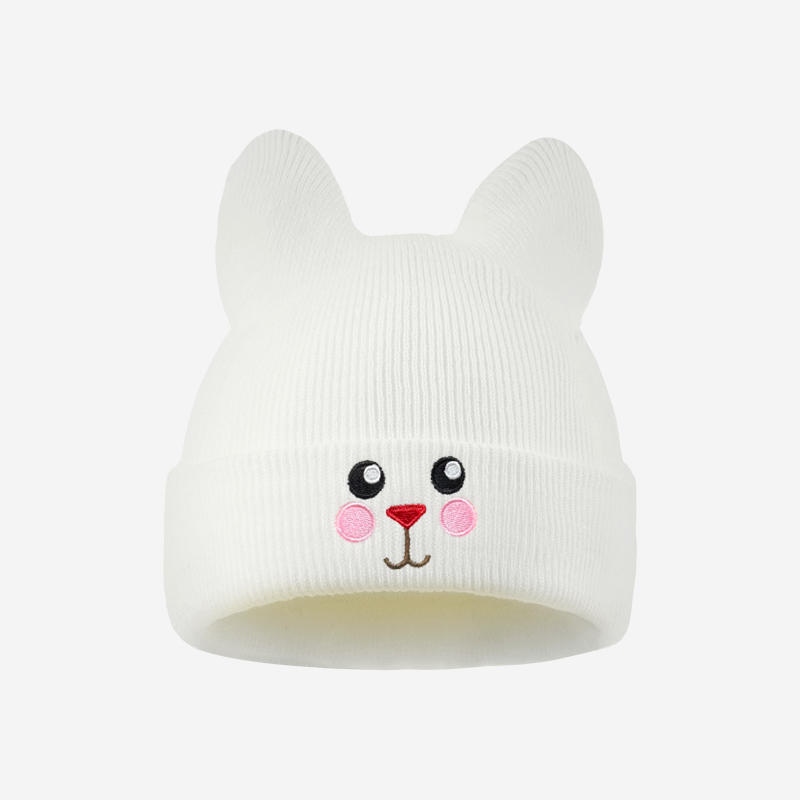 부드러운 고양이 귀 디자인 아동용 비니, 고양이 얼굴  - Beanie Winter Hat 리뷰 및 가격
