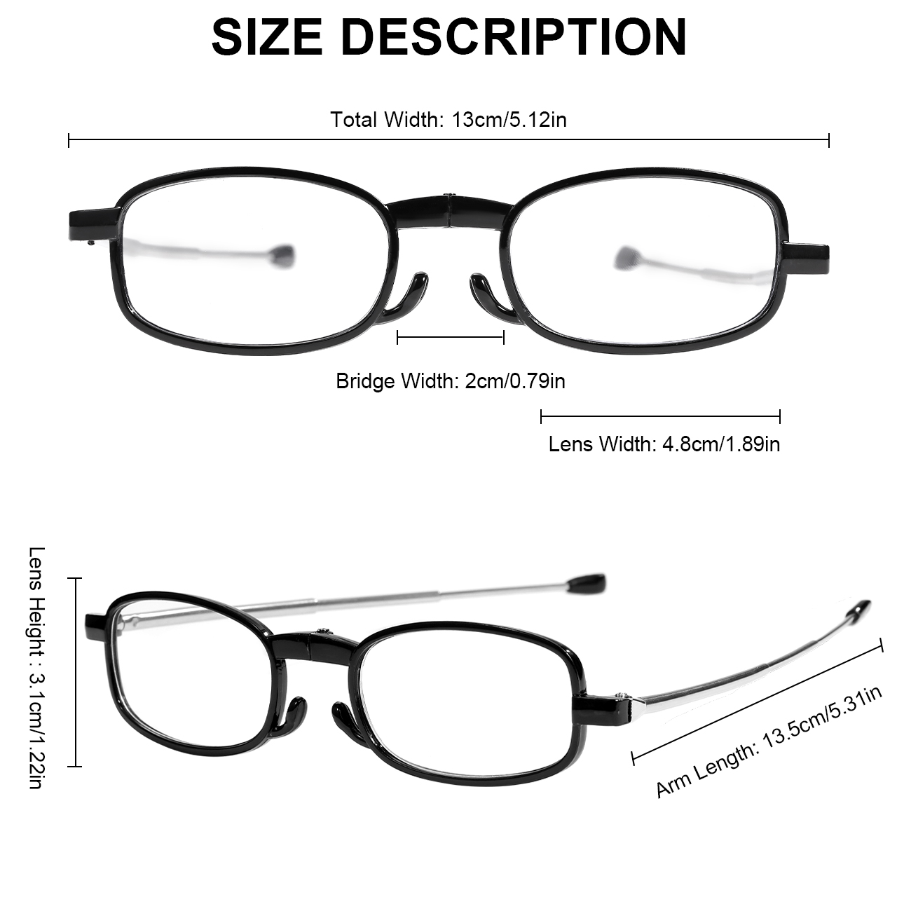 1pc 접이식 독서 안경 레트로 패션 노안 안경 여성  - Mens Fashion Reading Glasses 리뷰 및 가격