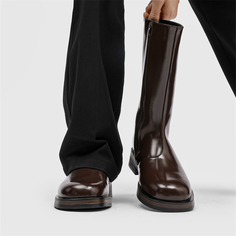 플러스 사이즈 남성 패션 스테이지 나이트클럽 하이 첼시 - Chelsea Boots Men 리뷰 및 가격